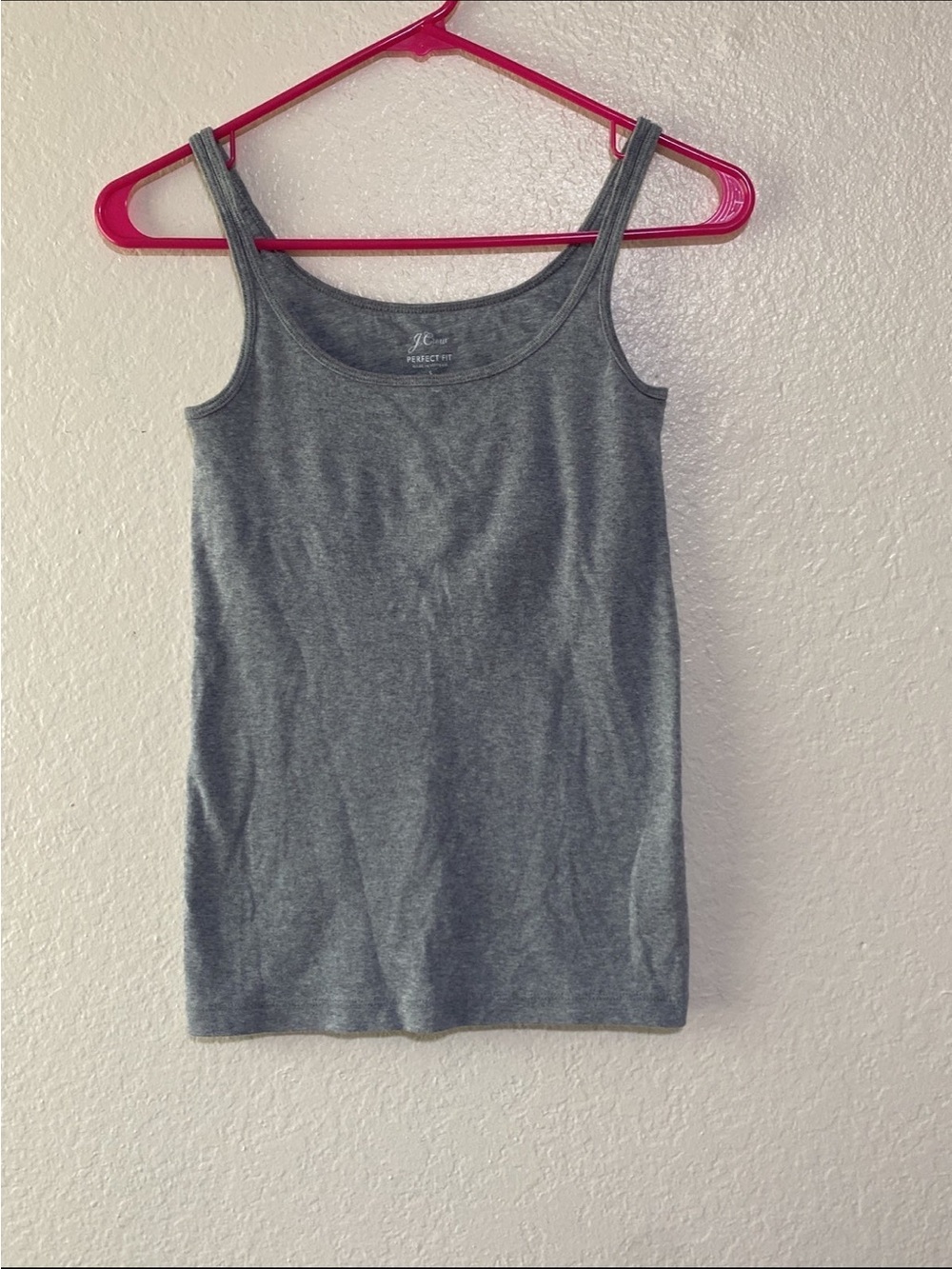 J. Crew Heather Gray Scoop Neck Tank Top